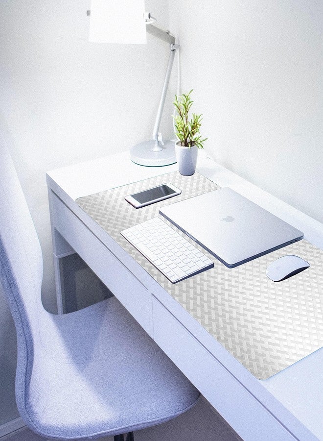 إيلاستبرو حصيرة/غطاء مانع للانزلاق قابل للغسل مصنوع من مادة EVA الآمنة غذائياً من ElastPro، مناسب للثلاجة، وبطانة الرفوف، والطاولة، وحصيرة أدراج المطبخ (مخطط متقاطع شفاف، 5 أمتار) - Image 4